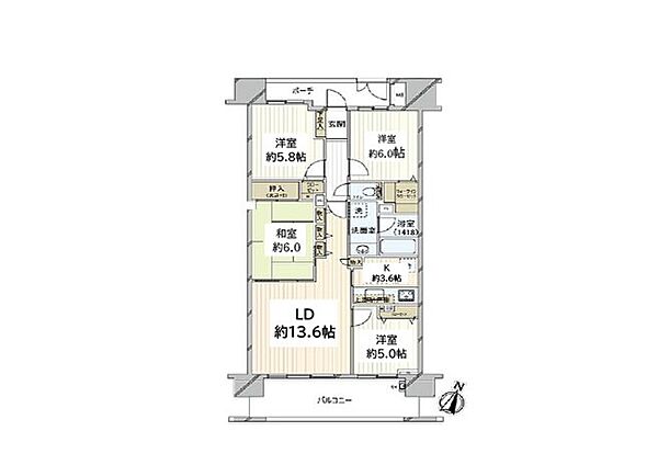 間取りを拡大表示