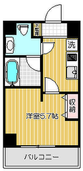 エスティメゾン戸越 ｜東京都品川区戸越1丁目(賃貸マンション1K・5階・20.62㎡)の写真 その2