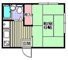 木澤荘  ｜ 東京都品川区戸越3丁目（賃貸アパート1K・2階・16.20㎡） その2