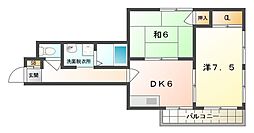 間取図画像 2DK
