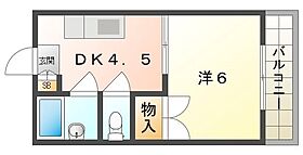 香里園パレスハイツ  ｜ 大阪府寝屋川市田井町（賃貸マンション1DK・1階・23.00㎡） その2