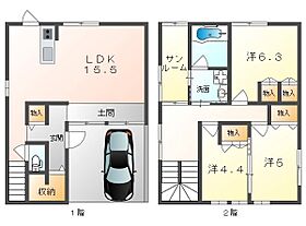 ドムス香里坂  ｜ 大阪府寝屋川市成田南町（賃貸一戸建3LDK・--・91.00㎡） その2