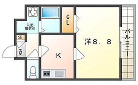 アムール砂III  ｜ 大阪府四條畷市砂２丁目（賃貸マンション1K・1階・31.05㎡） その2