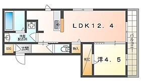 シエル星田  ｜ 大阪府交野市星田北６丁目（賃貸アパート1LDK・1階・43.60㎡） その2