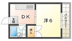 パーソナルマンション 1DKの間取図画像