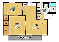 物件の間取り