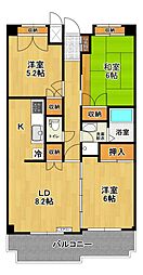 アネックス郡山 3LDKの間取図画像