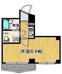 郡中アーバンタイム 1Kの間取図画像