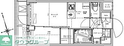 京急本線 大森町駅 徒歩8分の賃貸マンション 1階1DKの間取り