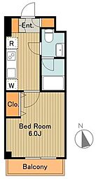 Ｍａｒｋ　Ｆｏｒｅｓｔ 3階1Kの間取り