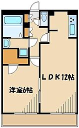 京急空港線 大鳥居駅 徒歩8分の賃貸マンション 4階1SLDKの間取り