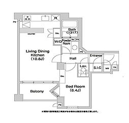 コンフォリア碑文谷 1LDKの間取図画像