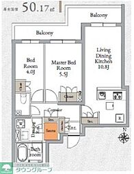 Live Casa千鳥町 2LDKの間取図画像