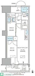 パークアクシス品川天王洲アイル 2LDKの間取図画像