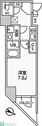ALTERNA北品川 1Kの間取図画像