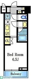 ZOOM品川南 ワンルームの間取図画像