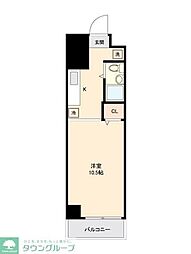 COMODO宮崎台 ワンルームの間取図画像