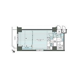 フェニックス新横浜参番館 1LDKの間取図画像