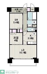 リーラ横浜川和町 1SLDKの間取図画像