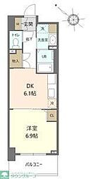 ステイブル協和 1DKの間取図画像