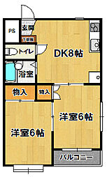 ルミナス花畑 2階