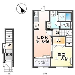 大曽根原町新築アパート（仮 1階
