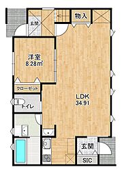 学園の森マツザキビルの間取図画像