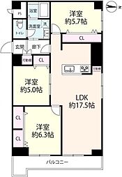 間取図画像 3LDK