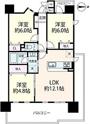 間取図画像 3LDK