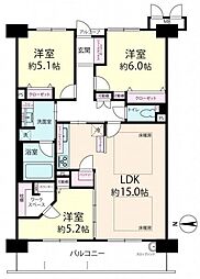 間取図画像 3LDK