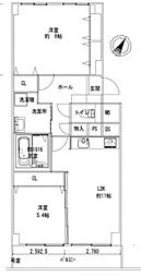 千船ビューハイツ 2LDKの間取図画像