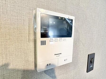 モニター付きインターホンです。