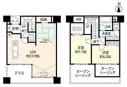 ル・グランデ新大阪南 2LDKの間取図画像