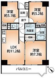 間取図画像 3LDK