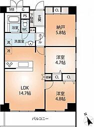 間取図画像 2SLDK