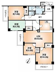 物件画像 フローラハイツ岡本