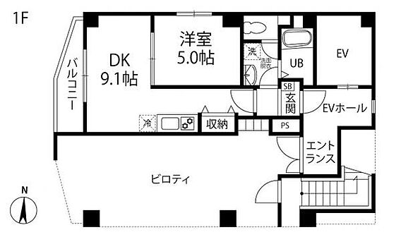1階平面図