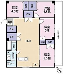 ハイマート入谷 4LDKの間取り