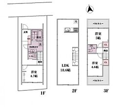 物件画像 文京区千駄木2丁目／所有権／新築戸建