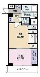 間取図画像 1DK