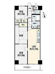 ライオンズマンション三郷第5 3LDKの間取図画像