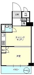 ライオンズマンション池袋第3 1DKの間取図画像
