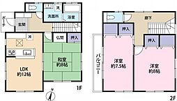 新宿区上落合3丁目戸建 3LDKの間取り