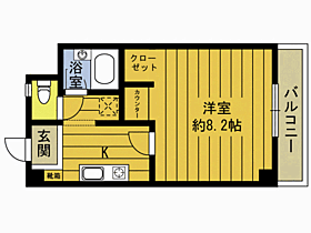 マンション雄城坂 206 ｜ 大分県大分市大字上宗方（賃貸マンション1K・3階・28.00㎡） その2