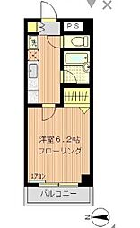 JR中央本線 荻窪駅 徒歩5分の賃貸マンション 1階1Kの間取り