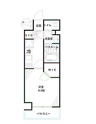 ブリリアンクラス高円寺 1Kの間取図画像