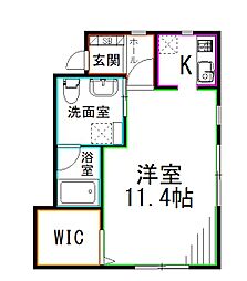 ミニヨン荻窪 1Kの間取図画像