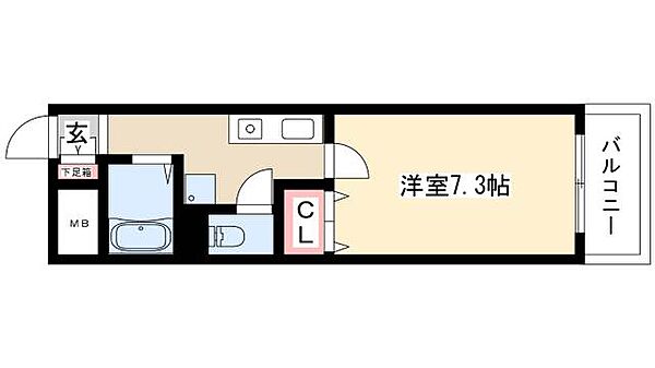 ラピアス吹上 ｜愛知県名古屋市千種区千種通7丁目(賃貸マンション1K・2階・24.92㎡)の写真 その2