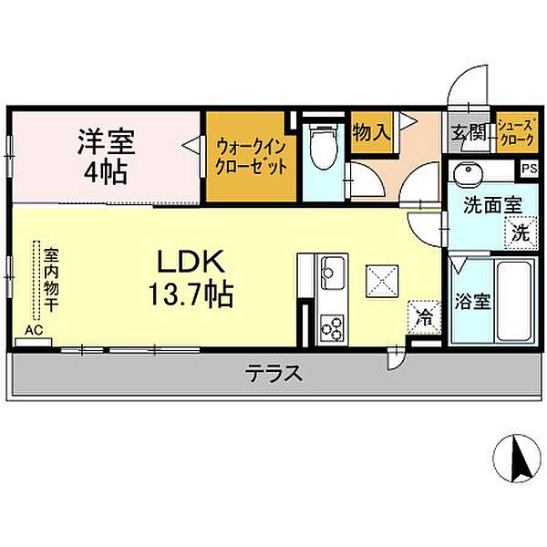 リマーニ池下 ｜愛知県名古屋市千種区春岡1丁目(賃貸アパート1LDK・1階・46.06㎡)の写真 その2