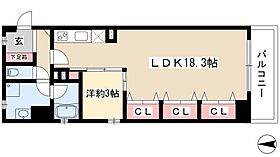 C.P.Pure1608  ｜ 愛知県名古屋市東区葵1丁目16-29（賃貸マンション1LDK・2階・50.14㎡） その2